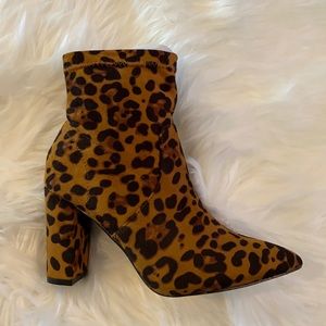 Nib Leopard Print Bootie